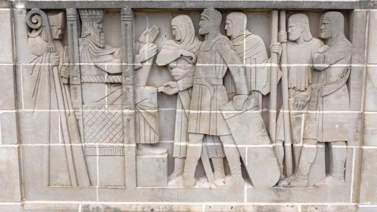 Ethelbert Codifies Anglo-Saxon Law by Lee Lawrie