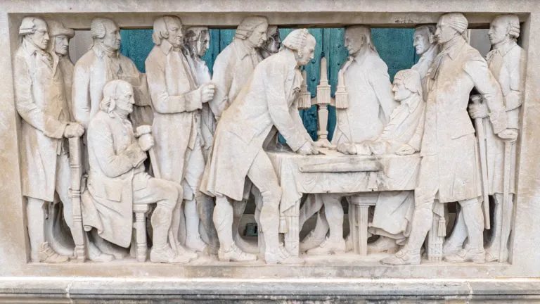 The Signing of the Declaration of Independence by Lee Lawrie
